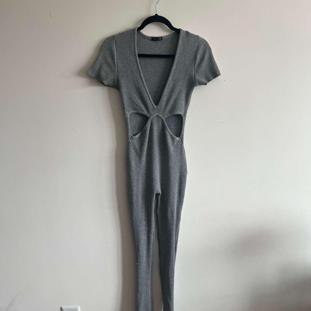 Grey bodysuit